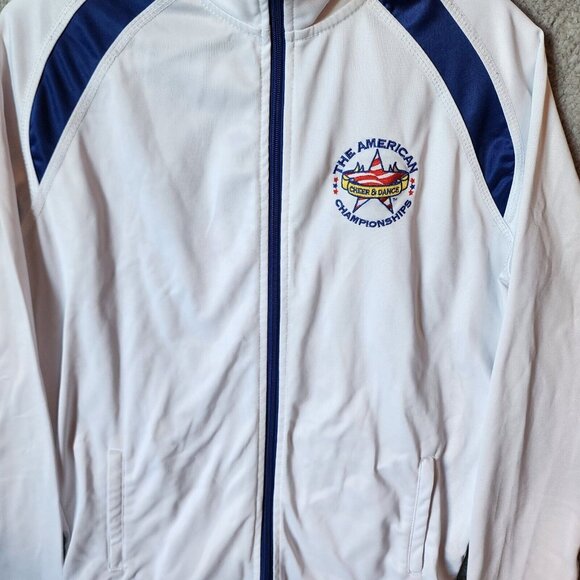 American Cheer & Dance National Champions Women's Full Zip Jacket White Size L - Picture 4 of 14
